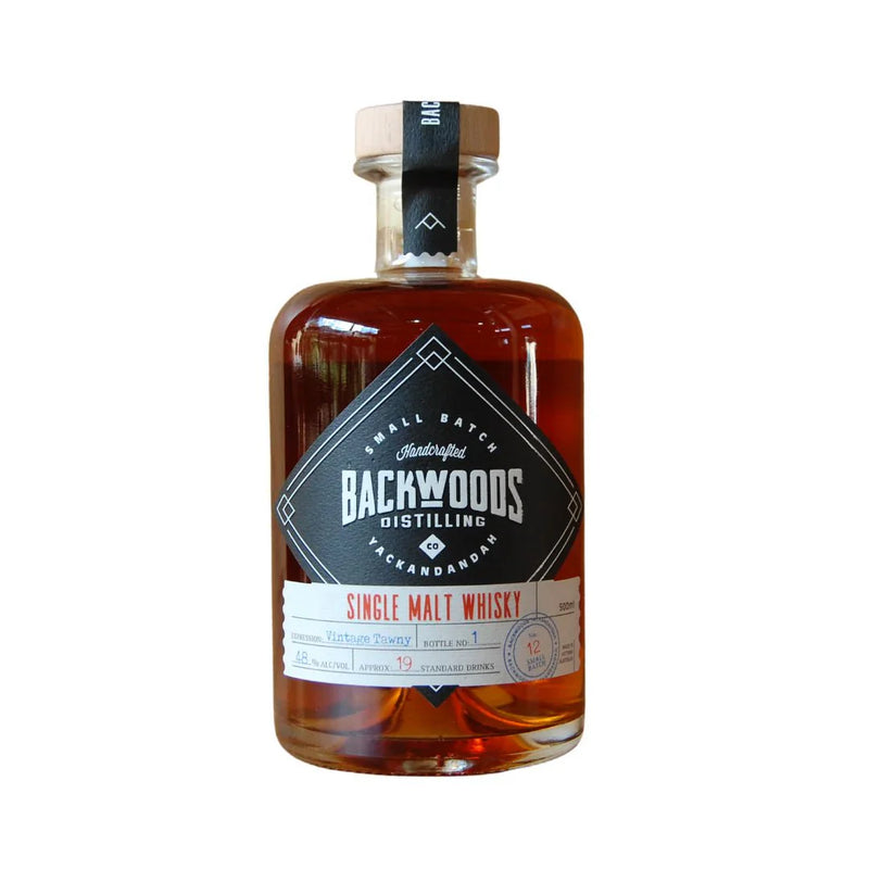 Backwoods Single Malt Whisky Vintage Tawny 48% 500ml