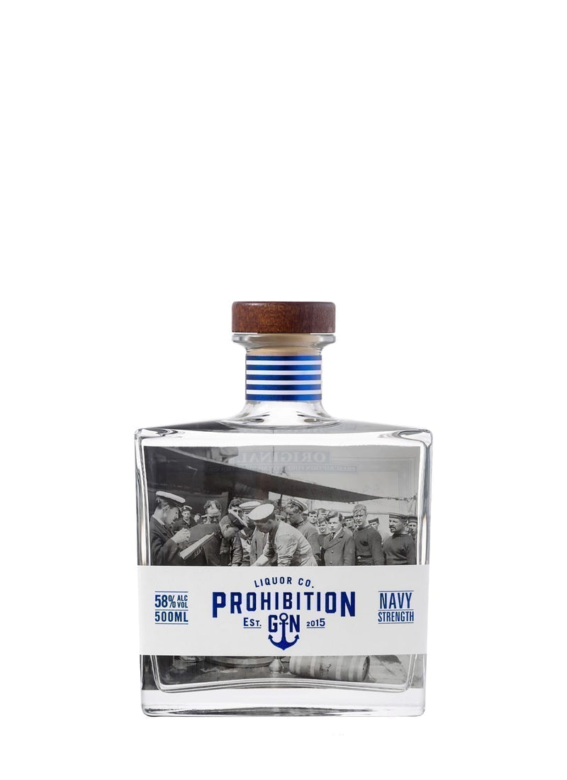 Prohibition Navy Strength Gin 58% 100ml